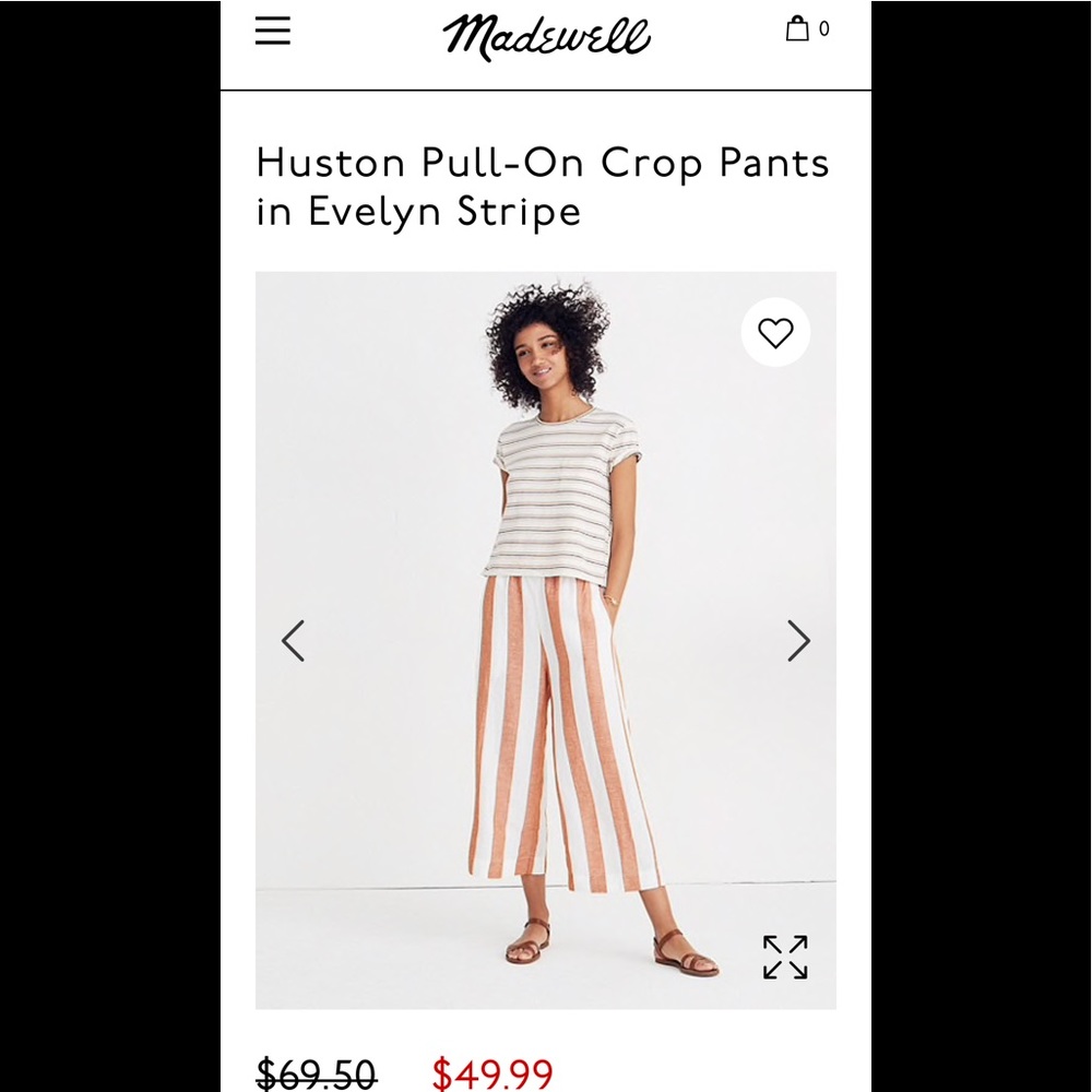 Crop Pants Size L